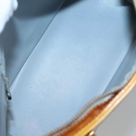 LOUIS VUITTON Monogram Vernis Houston Hand Bag Gris - Picture 13 of 16
